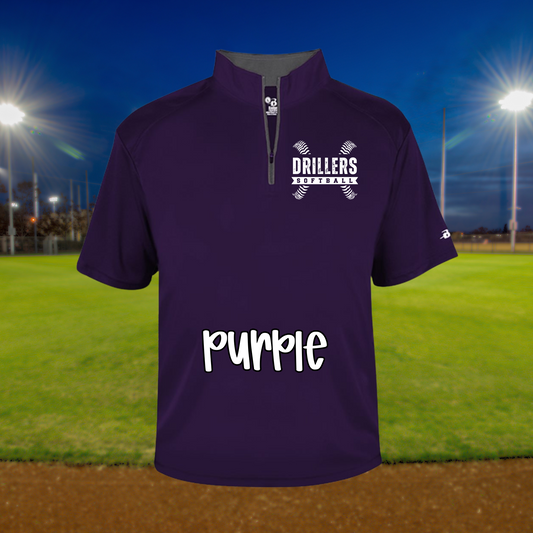 Quarter Zip Short Sleeve (badger)