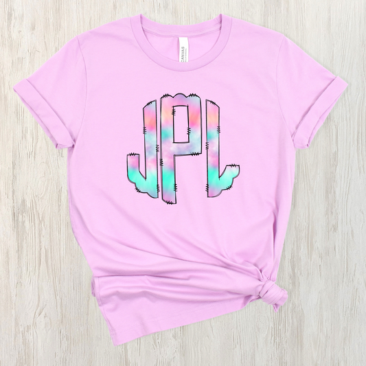 Tie Dye Monogram Shirt