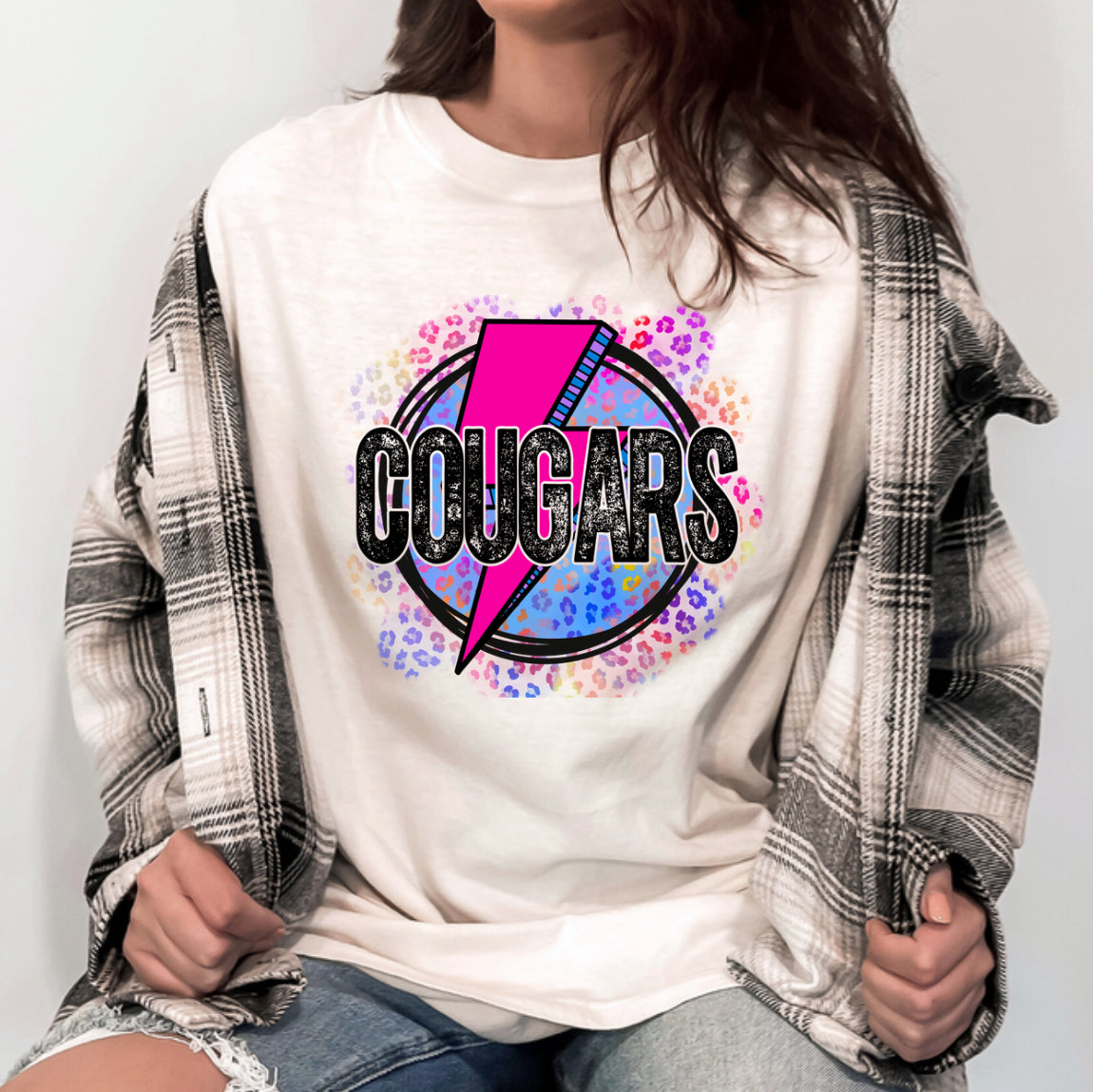 Cougars lightening bolt