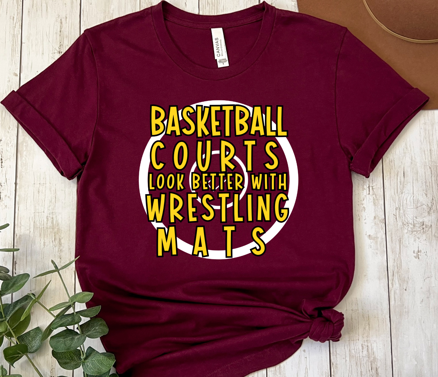 Basketball Courts Look Better with WRESTLING MATS