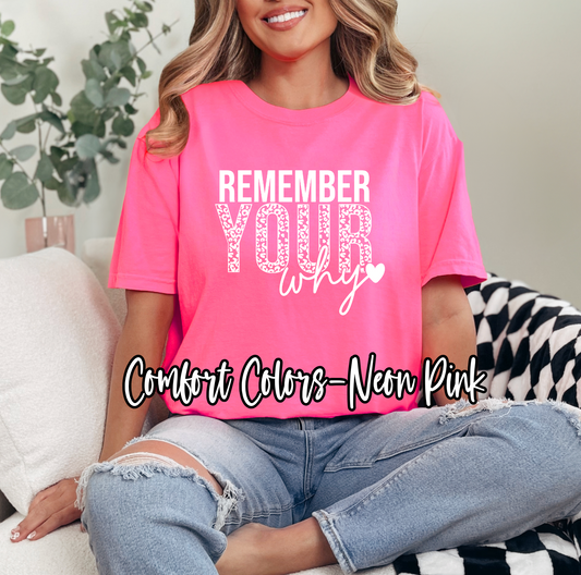 Remember your why <3