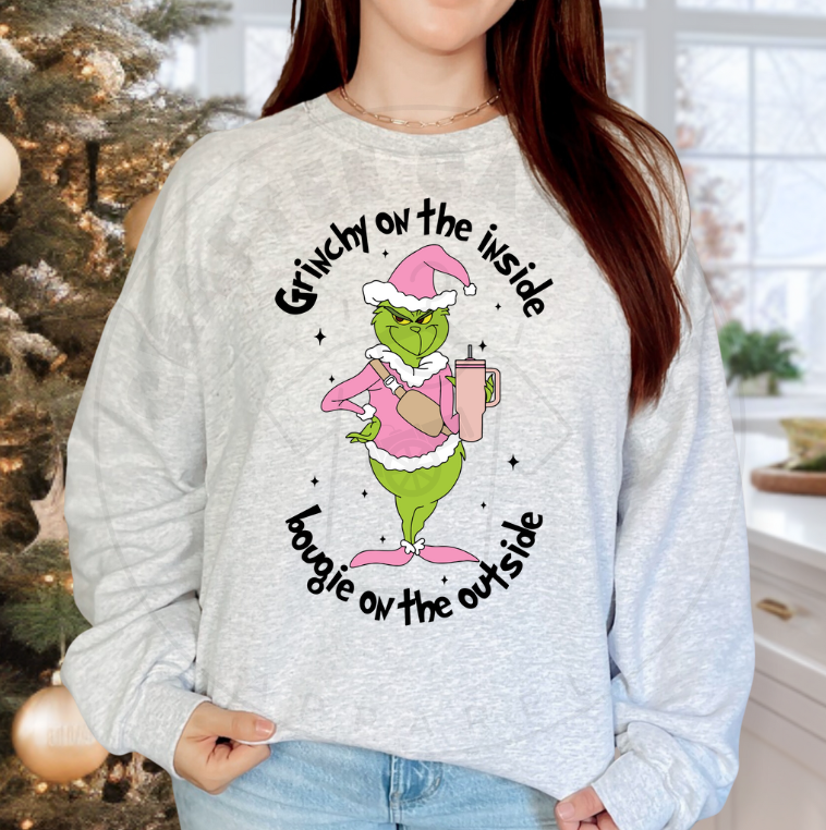 Grinchy on the inside-Bougie on the outside