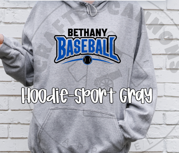 Bethany Baseball-Custom Name