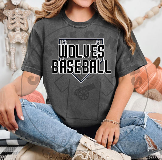 Wolves Baseball Logo PNG and SVG Bundle – Digital Download for T-Shirts, Mugs, Decals & More