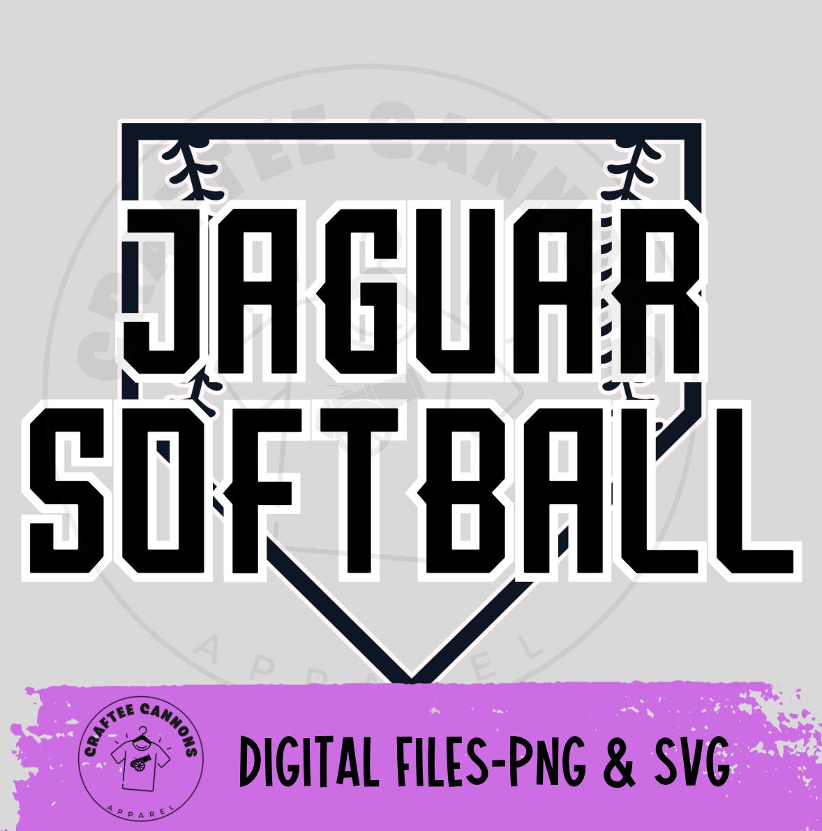 Jaguar Softball Logo PNG and SVG Bundle – Digital Download for T-Shirts, Mugs, Decals & More