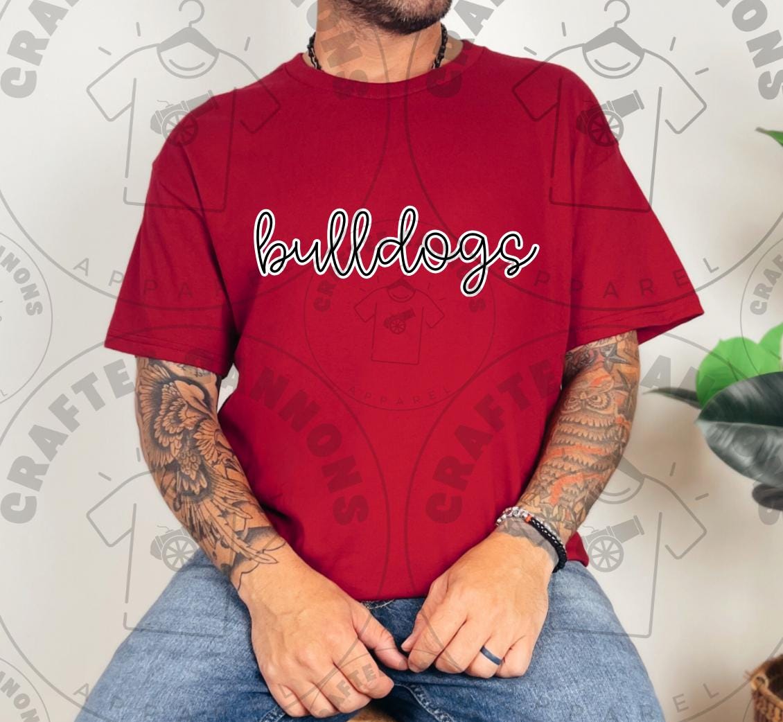 Bulldogs Digital File | SVG & PNG for Cricut, DTF Printing, School Spirit Wear, Mascot Design