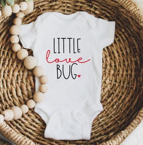 Little Love Bug SVG, Valentine’s Day PNG, Cute Kids Shirt Design, Digital Download, Hand-written font Quote, Cricut Sublimation File