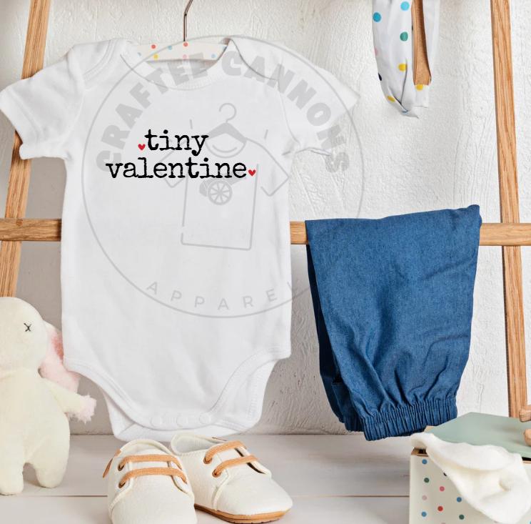 Tiny Valentine PNG, Cute Valentine’s Day SVG, Hand-Lettered Digital File, Cricut & Sublimation