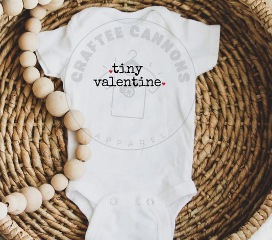 Tiny Valentine PNG, Cute Valentine’s Day SVG, Hand-Lettered Digital File, Cricut & Sublimation