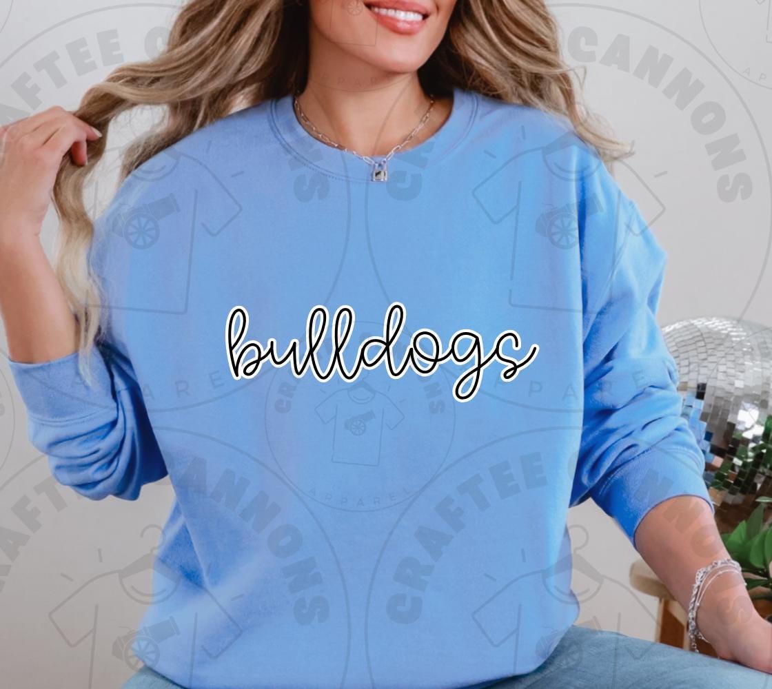 Bulldogs Digital File | SVG & PNG for Cricut, DTF Printing, School Spirit Wear, Mascot Design