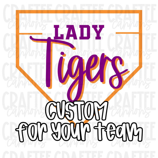 Custom Baseball Softball Team Shirt | Personalized Team Name | Sports Spirit Wear