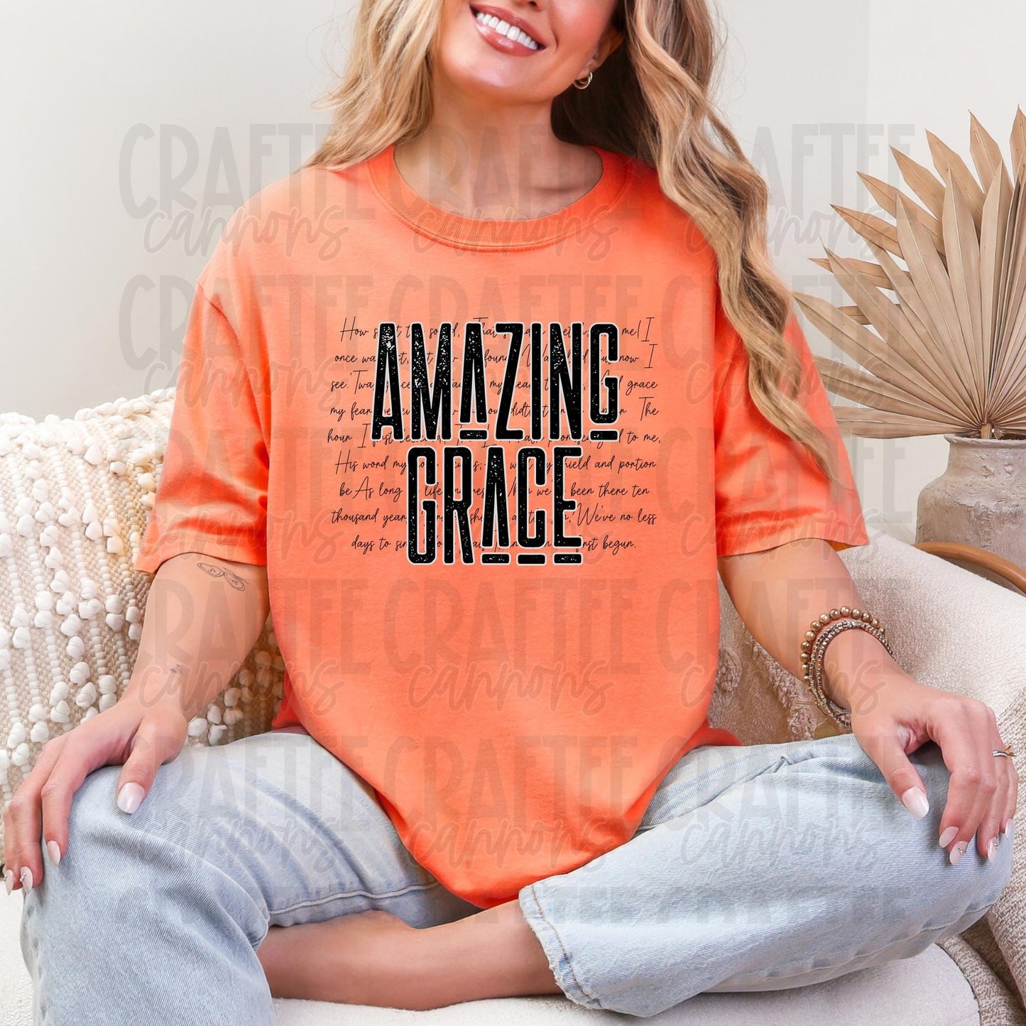 Amazing Grace PNG Bundle | 4 Variations | Christian Sublimation Design | Retro Scripture Shirt Design | Faith PNG for Shirts