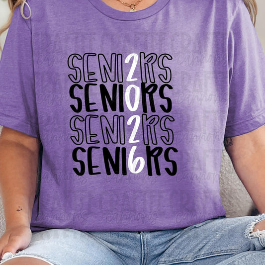Seniors 2026 Digital PNG & SVG | Senior Class of 2026 Shirt Sublimation Design | Graduation Shirt Design | Senior SVG | Instant Download