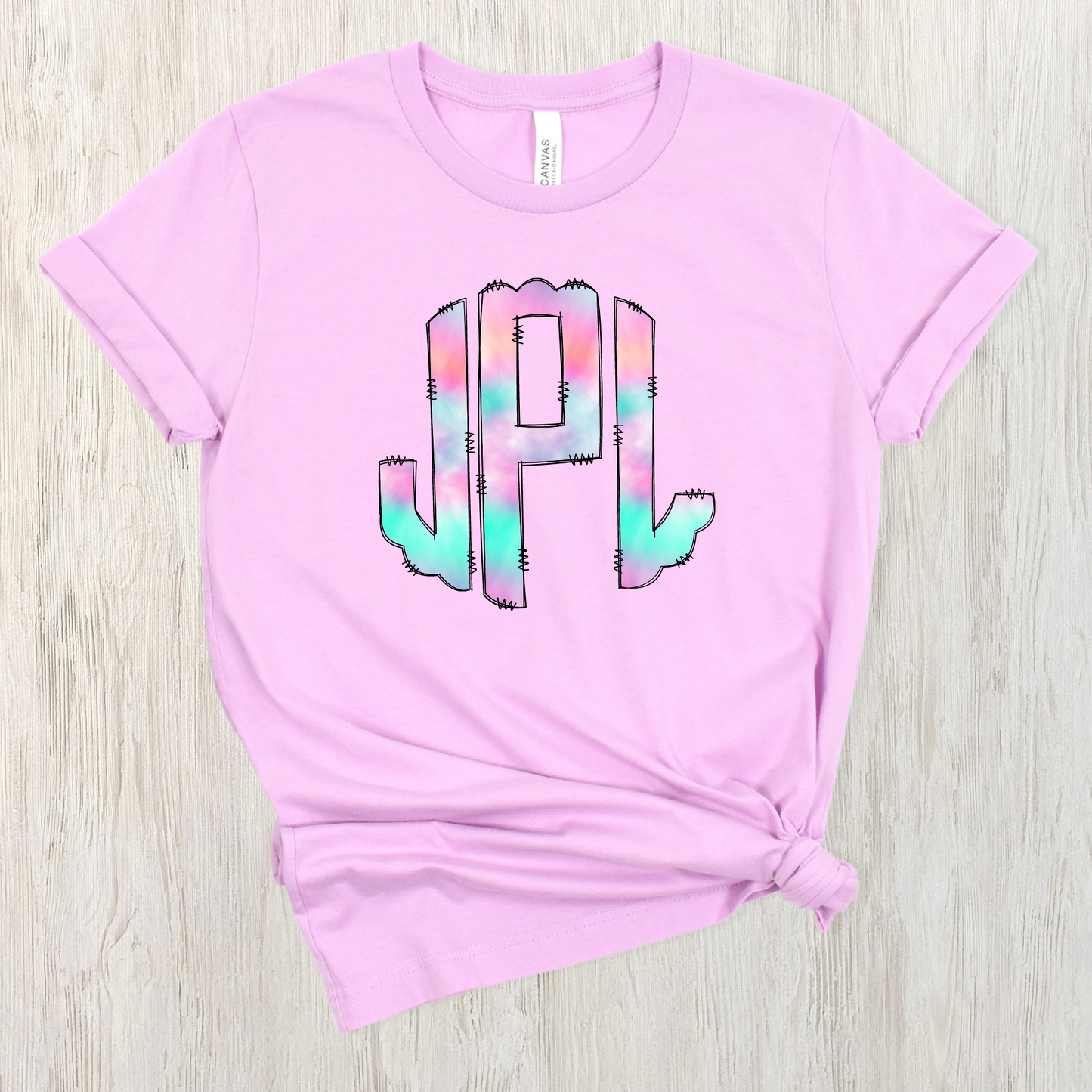 Tie Dye Monogram Shirt