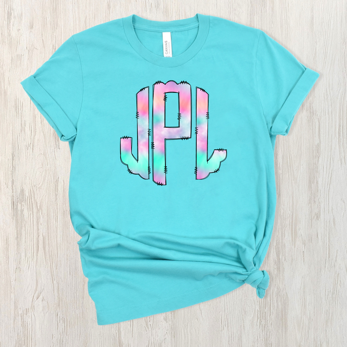 Tie Dye Monogram Shirt