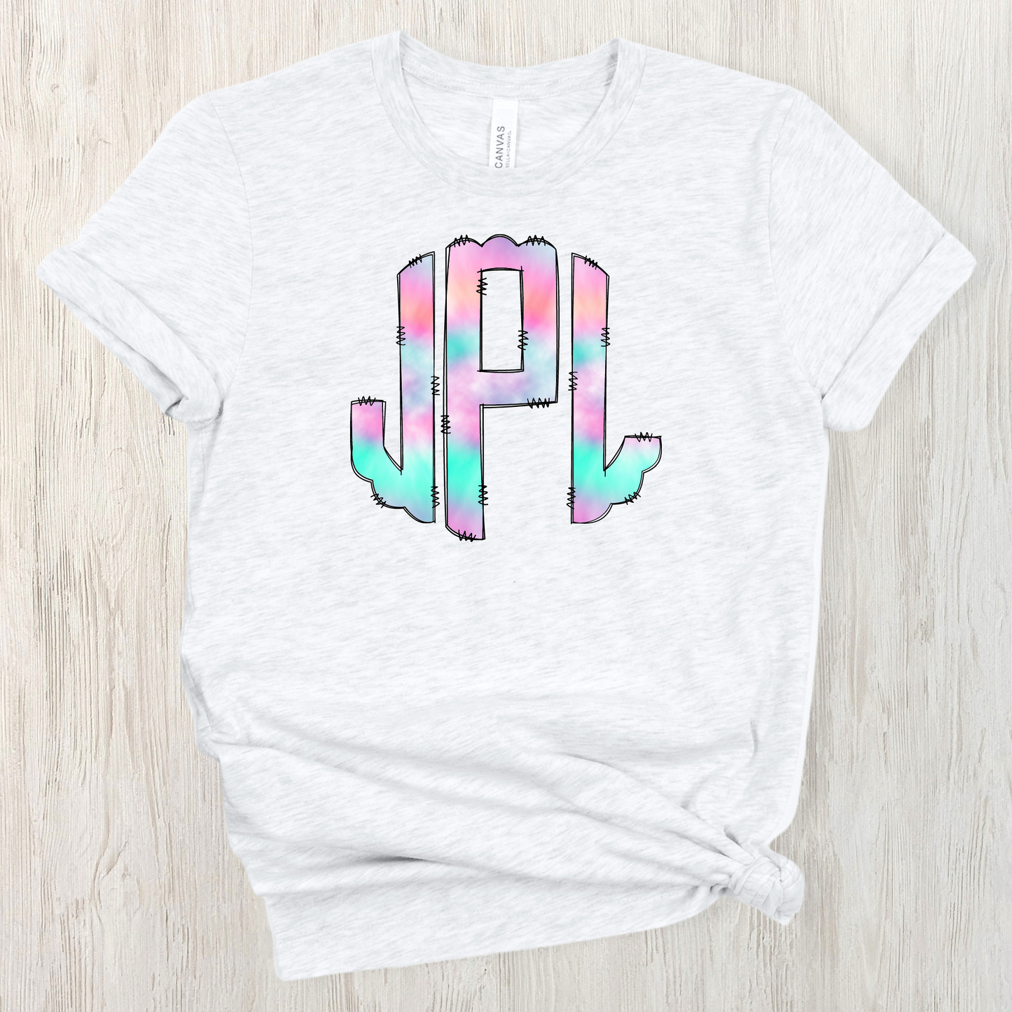 Tie Dye Monogram Shirt