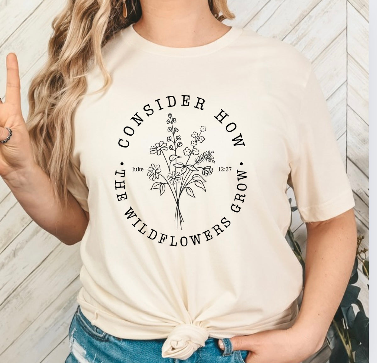 Consider how the wildflowers are made