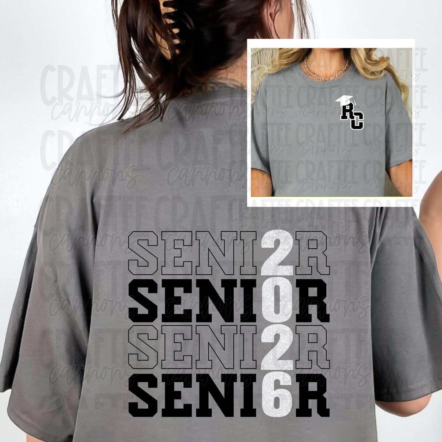 Custom SENIOR 2026 Shirt | Back-to-School Senior Tee | Graduation Shirt | Class of 2026 | Personalized High School Senior Shirt