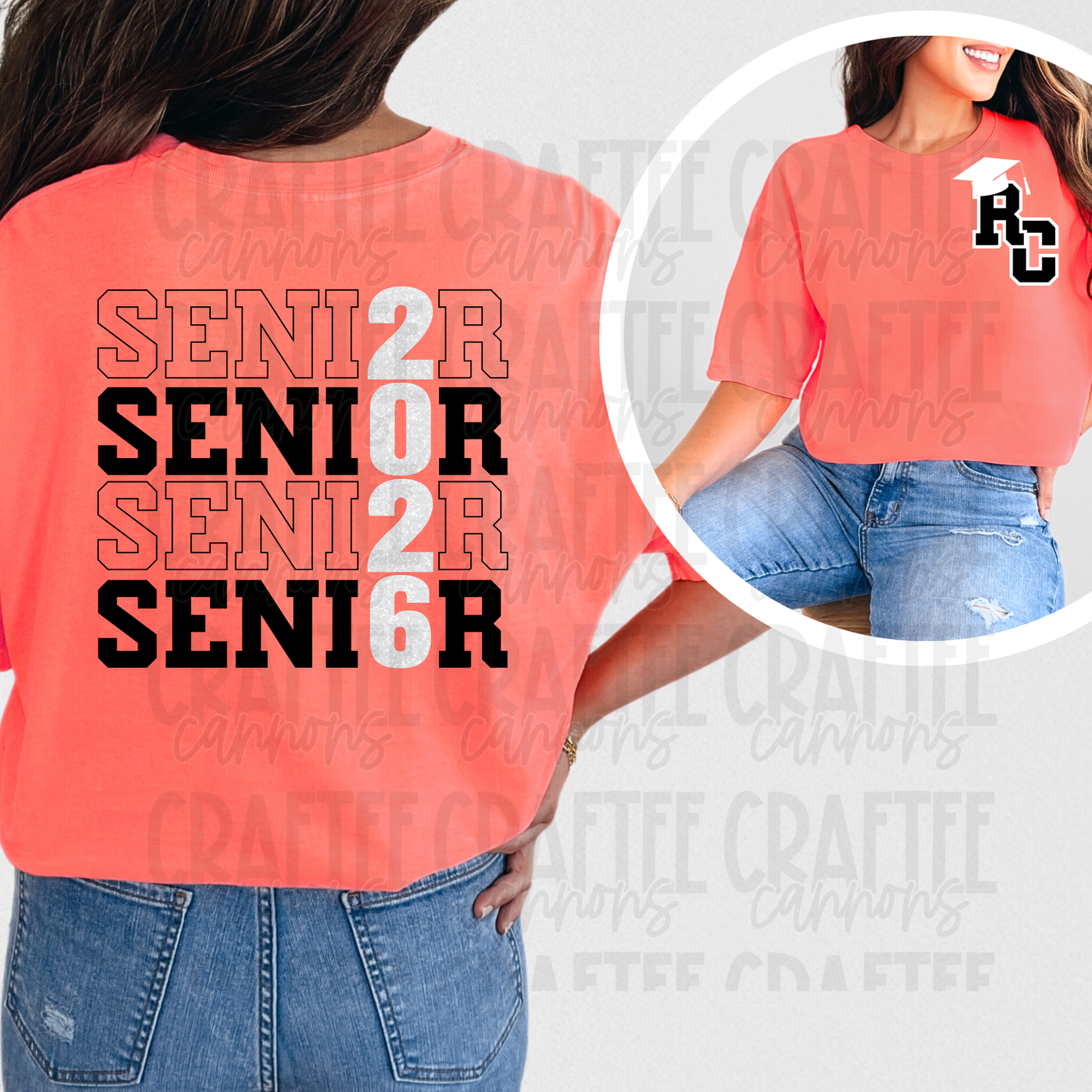 Custom SENIOR 2026 Shirt | Back-to-School Senior Tee | Graduation Shirt | Class of 2026 | Personalized High School Senior Shirt