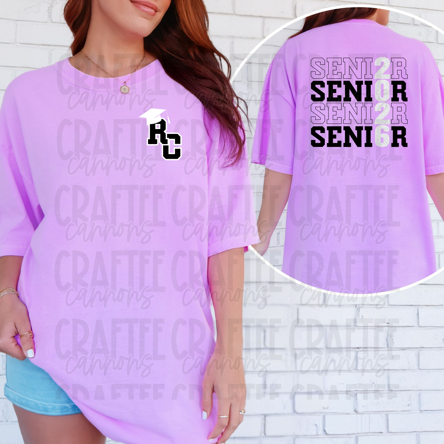 Custom SENIOR 2026 Shirt | Back-to-School Senior Tee | Graduation Shirt | Class of 2026 | Personalized High School Senior Shirt