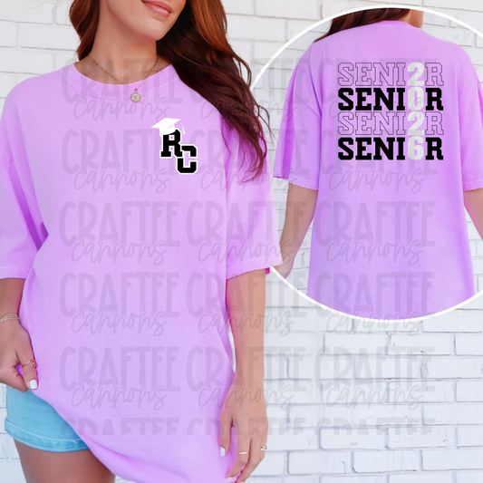 Custom SENIOR 2026 Shirt | Back-to-School Senior Tee | Graduation Shirt | Class of 2026 | Personalized High School Senior Shirt