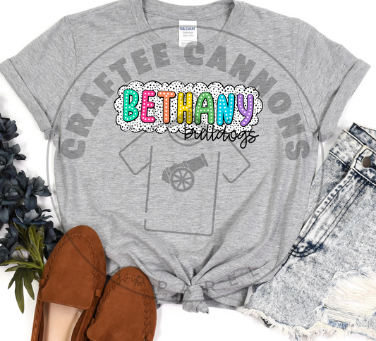 Bethany Bulldog Dots