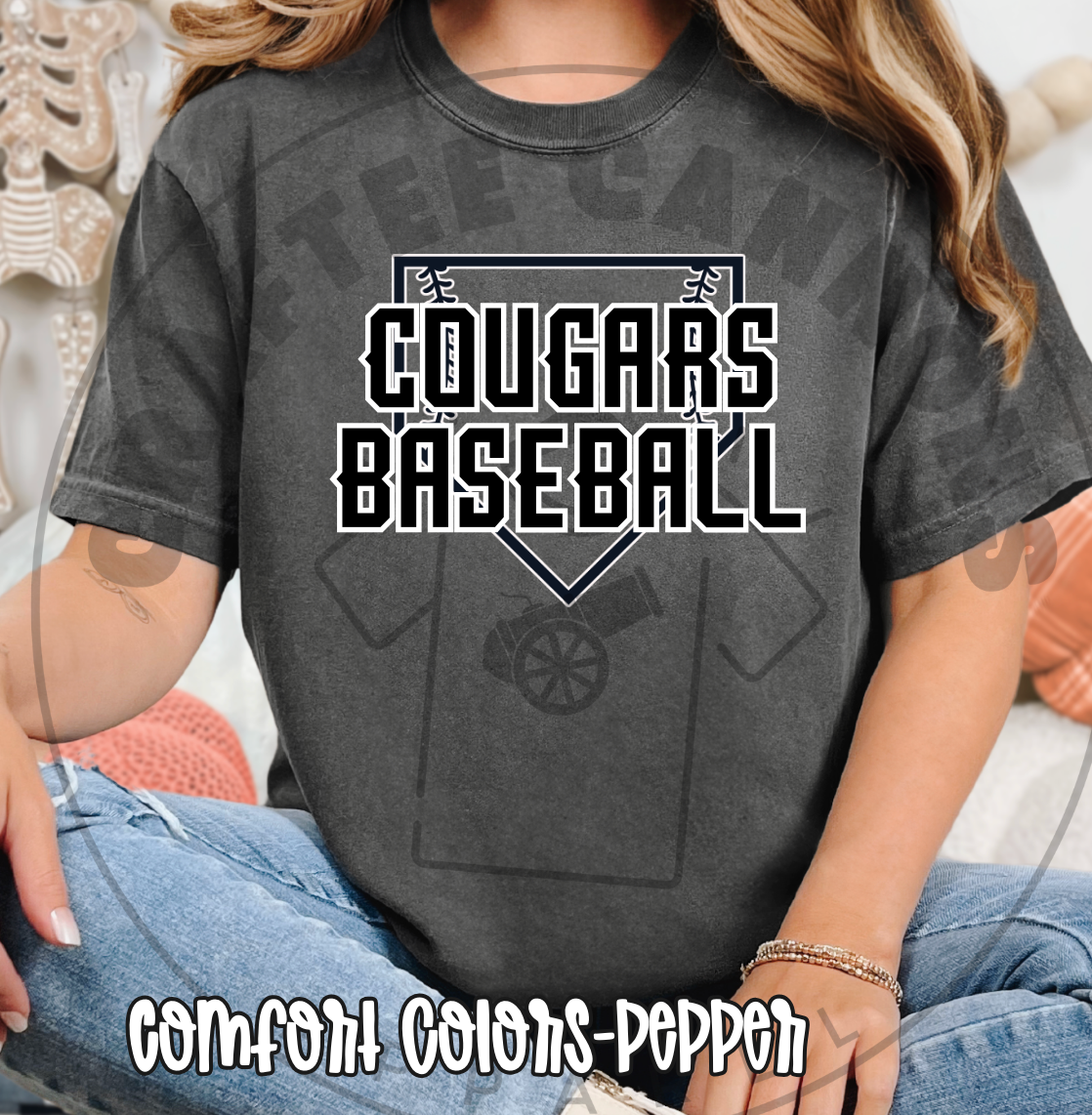 Cougars Baseball-Comfort Colors