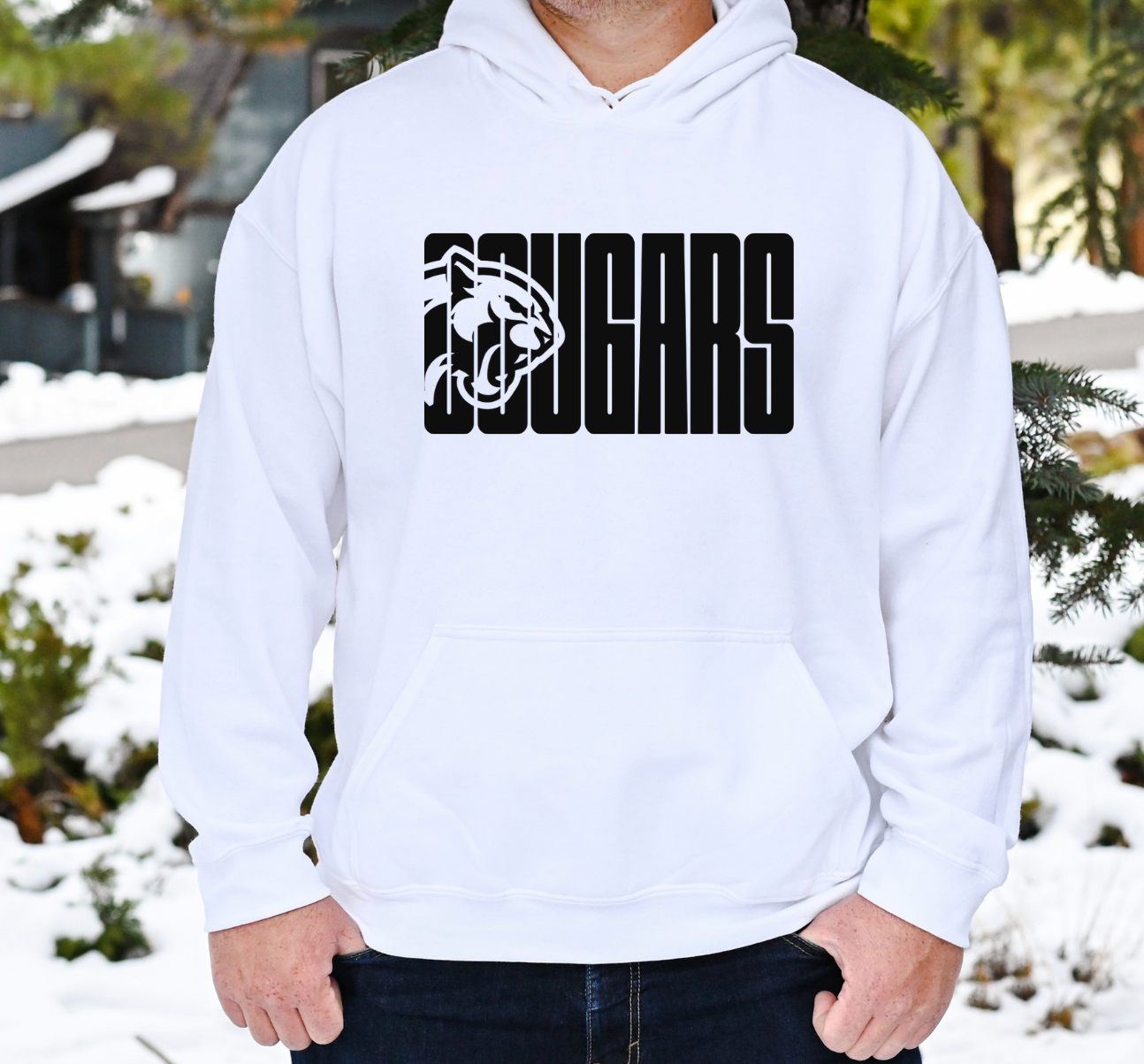 Cougar Cutout Sweatshirt