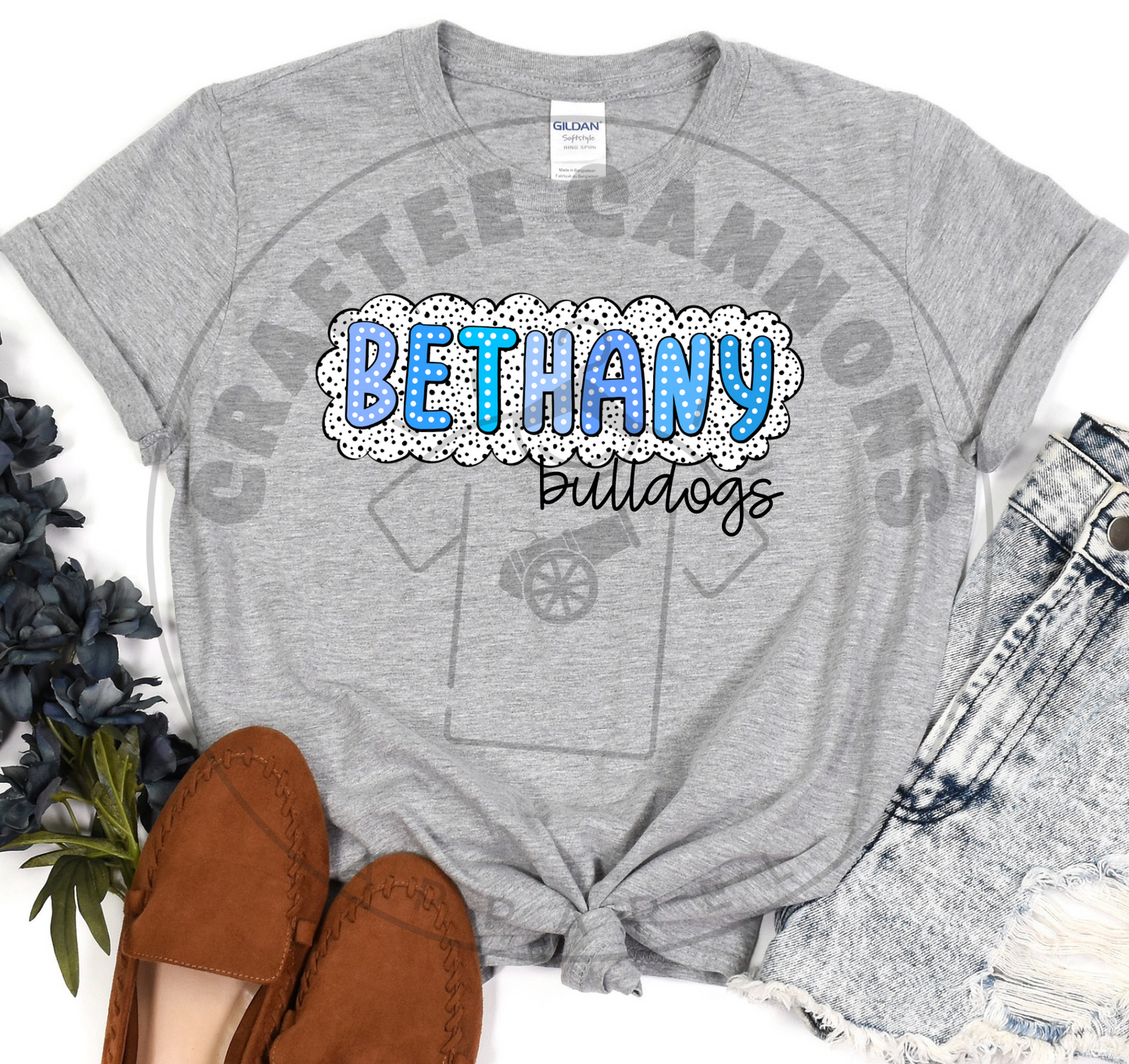 Bethany Bulldog Dots