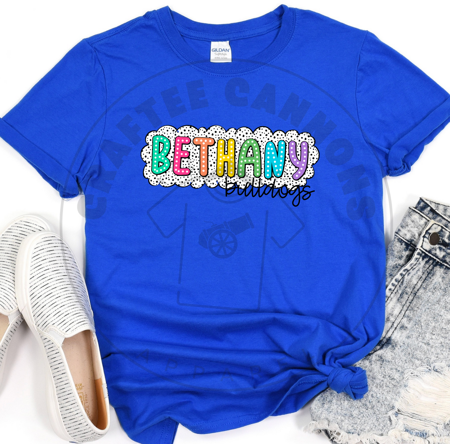 Bethany Bulldog Dots
