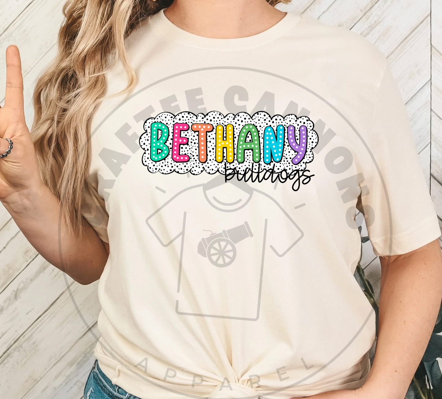 Bethany Bulldog Dots