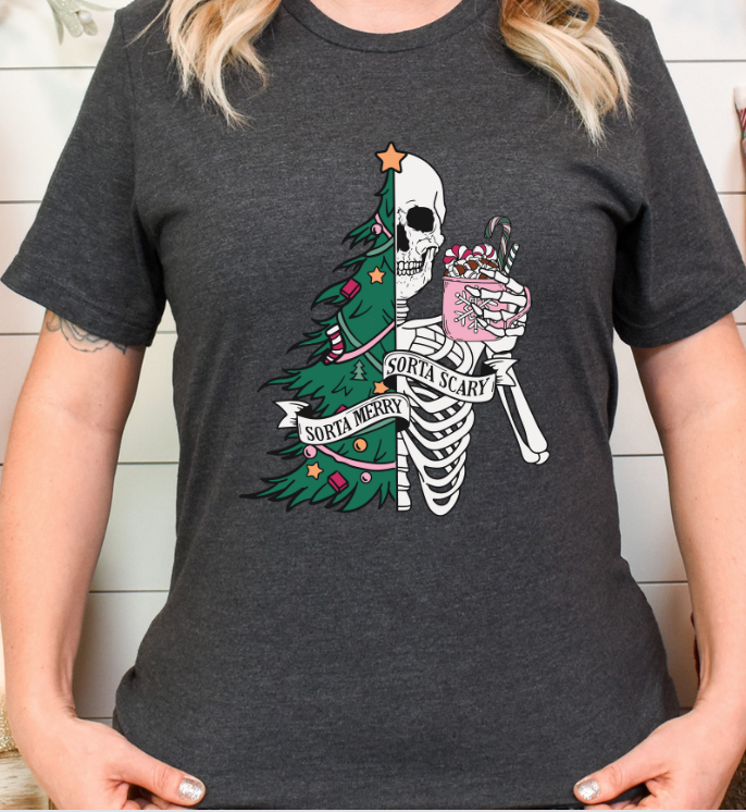 Sorta Merry, Sorta Scary-Christmas Shirt