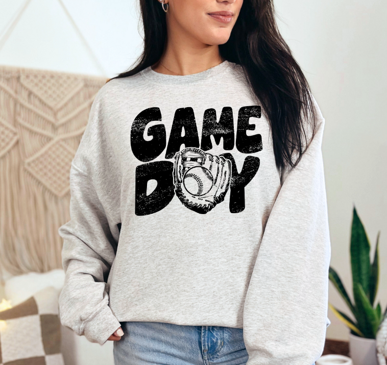 Game day baseball sweatshirt