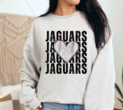 Custom team name Sport Heart Stacked