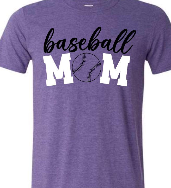 Baseball Mom-Custom name and number on the back