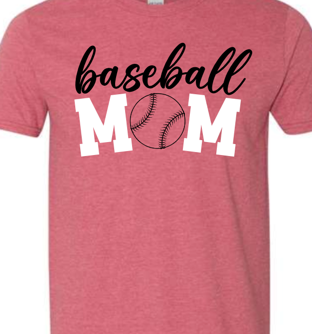 Baseball Mom-Custom name and number on the back