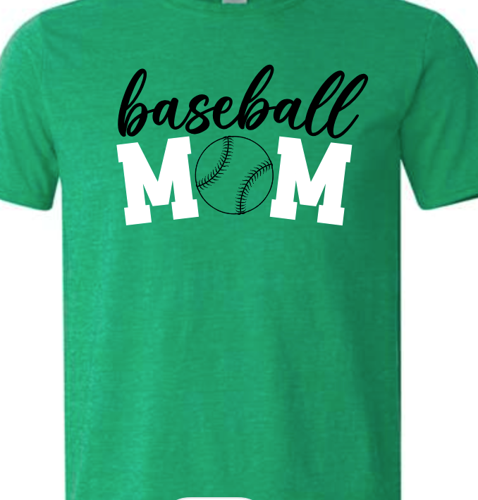 Baseball Mom-Custom name and number on the back