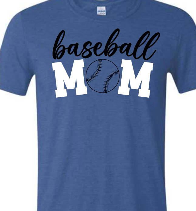 Baseball Mom-Custom name and number on the back