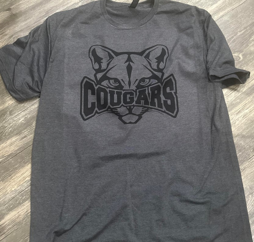 Cougars-Sublimated Charcoal Gray