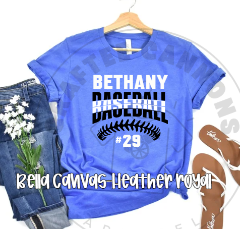 Bethany Baseball with number