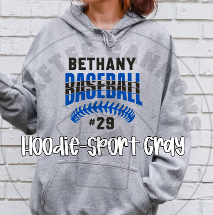 Bethany Baseball with number