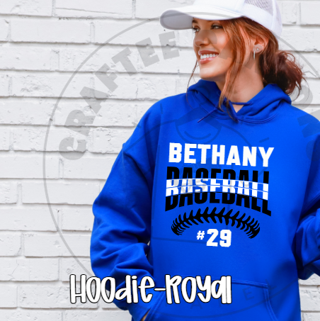 Bethany Baseball with number