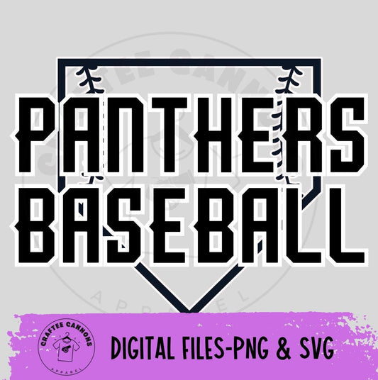 Panthers Baseball Svg, Baseball Svg, Panthers Svg, Panthers Baseball PNG, Baseball PNG, Panthers PNG