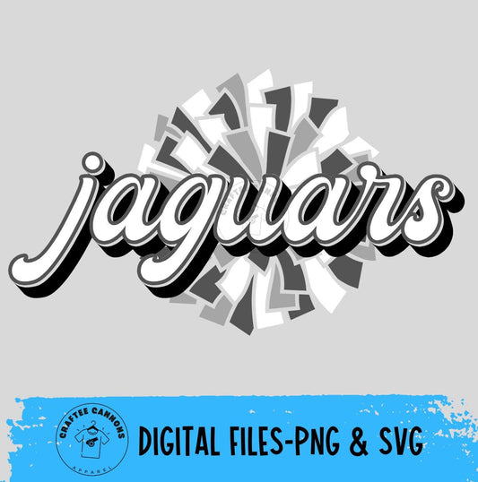 Jaguars Cheer PNG and SVG File - Perfect for Sublimation, Cricut, and Silhouette