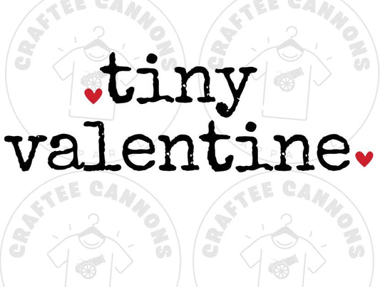 Tiny Valentine PNG, Cute Valentine’s Day SVG, Hand-Lettered Digital File, Cricut & Sublimation