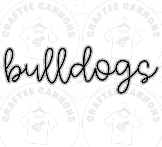 Bulldogs Digital File | SVG & PNG for Cricut, DTF Printing, School Spirit Wear, Mascot Design