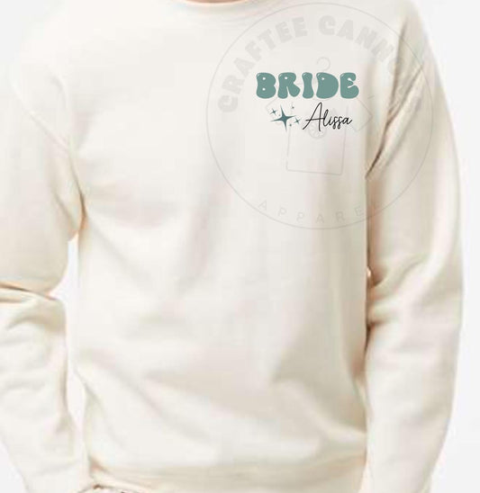 Custom Bride Bridesmaid Shirts – "In My Bride Era" & "In My Bridesmaid Era" Tees