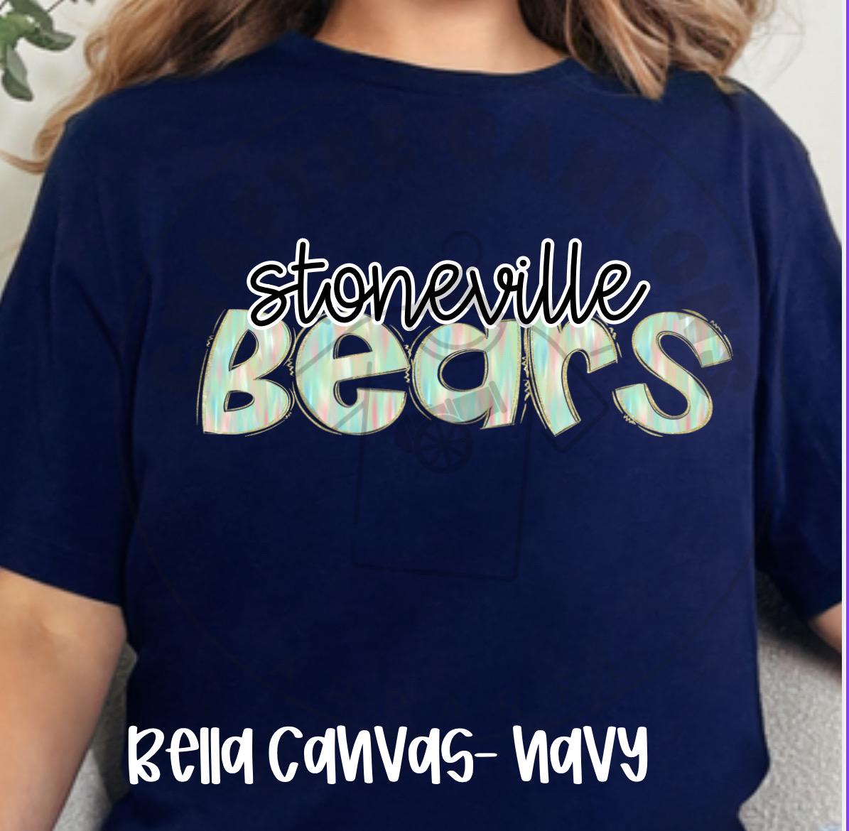 Custom Mascot Shirt, cute font, school spirit, opal,