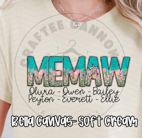 Custom Nana, Mom, or Grandma Shirt – Personalized with Grandkids' or Kids' Names