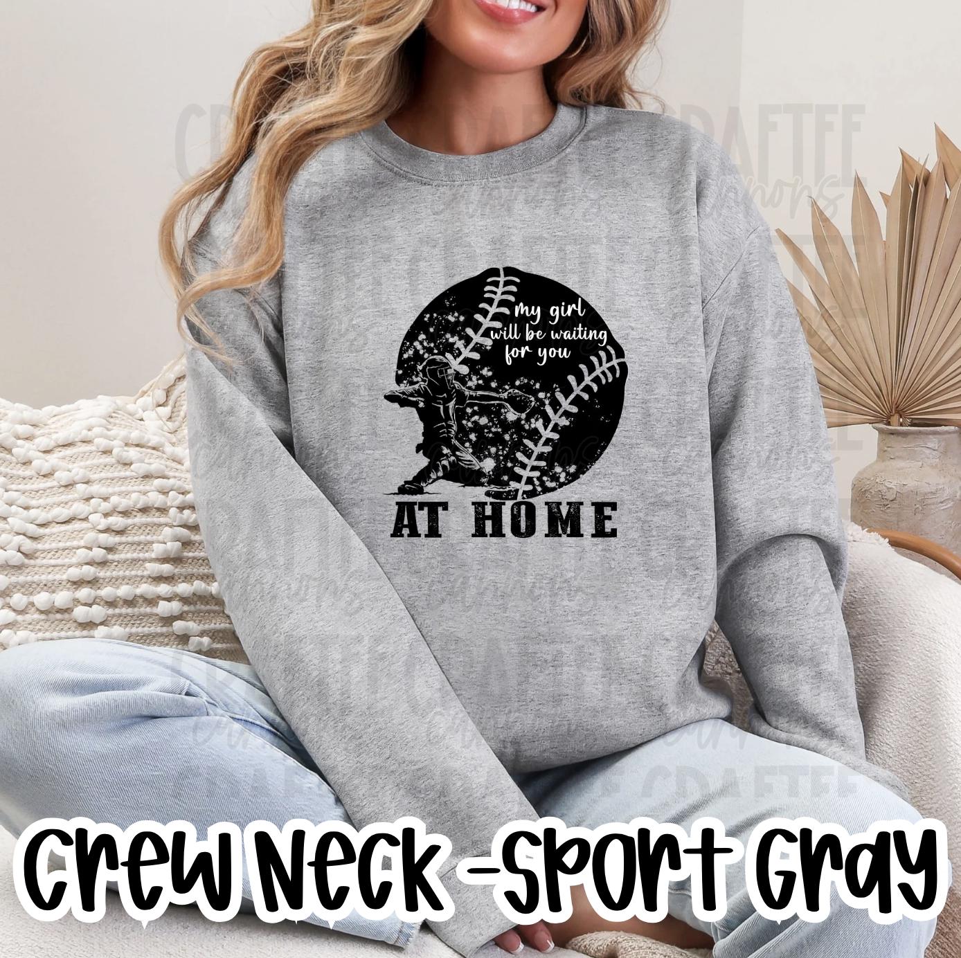 Catcher Mom Shirt-My girl will be waiting-Softball-Catcher shirt